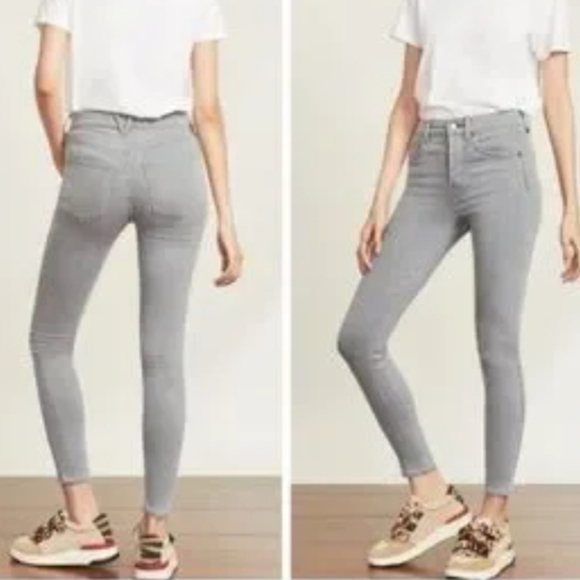 Veronica Beard Debbie High Rise Skinny In Gray Wash Size Women's 27 $248 - Picture 6 of 6